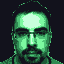 Tomáš Mahrík — pixel art portrét